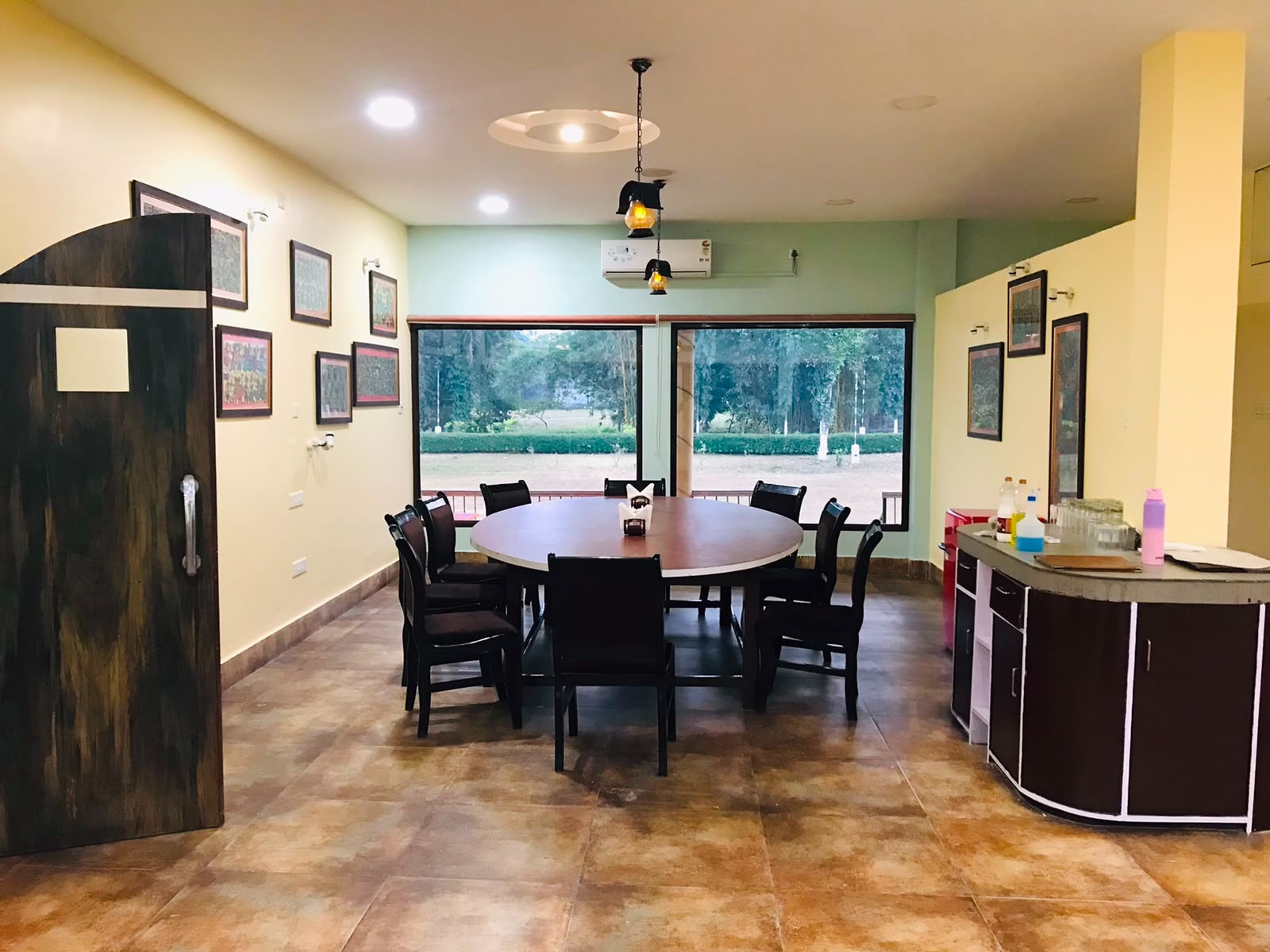 Resort room interior